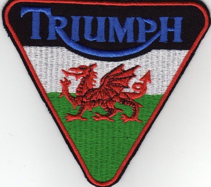 Patch Triumph - 110 x 97 mm, Motoren, Ophalen of Verzenden, Nieuw