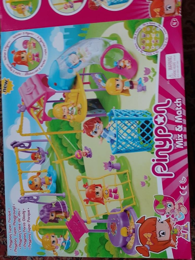 Pinypon speeltuin met trampoline, Ophalen of Verzenden, Zo goed als nieuw