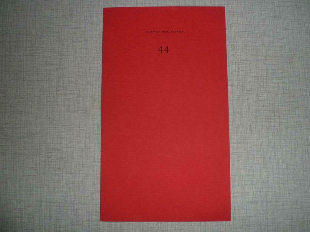 Herman de Coninck: 44, Boeken, Nieuw, Ophalen of Verzenden, Nederland, Herman de Coninck