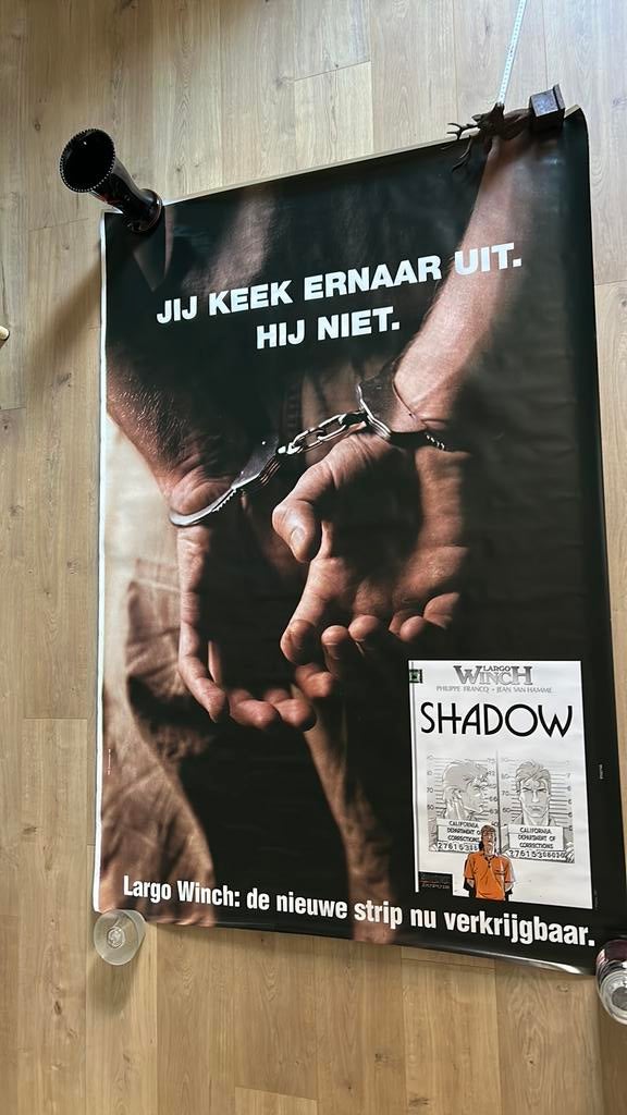 Francq Largo Winch mega affiche 2002, Collections, Enlèvement, Comme neuf