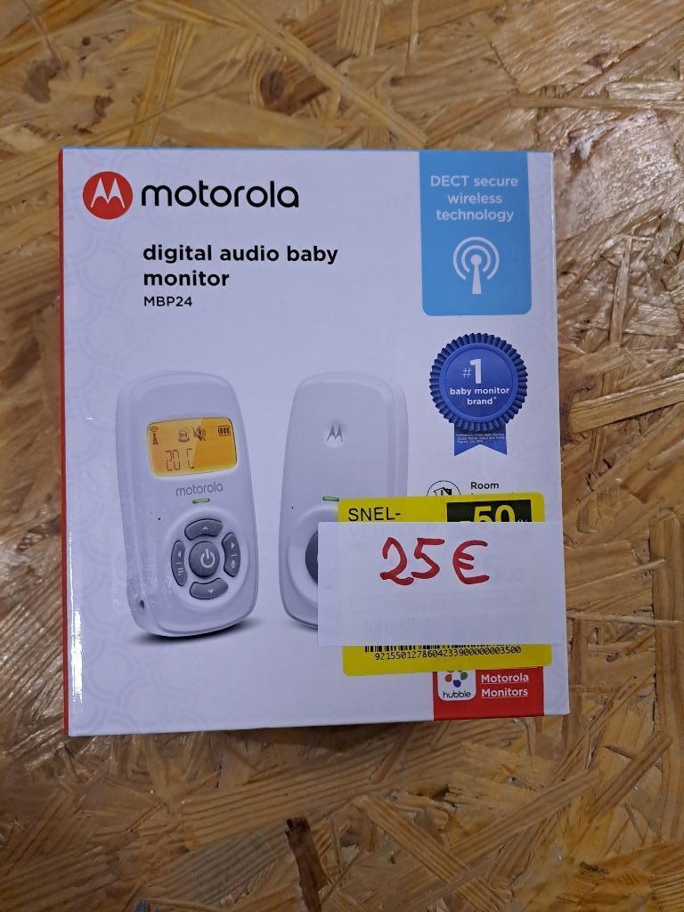 Babyfoon Motorola, Kinderen en Baby's, Babyfoons, Zo goed als nieuw, 250 meter of meer, Terugspreekfunctie, Ophalen