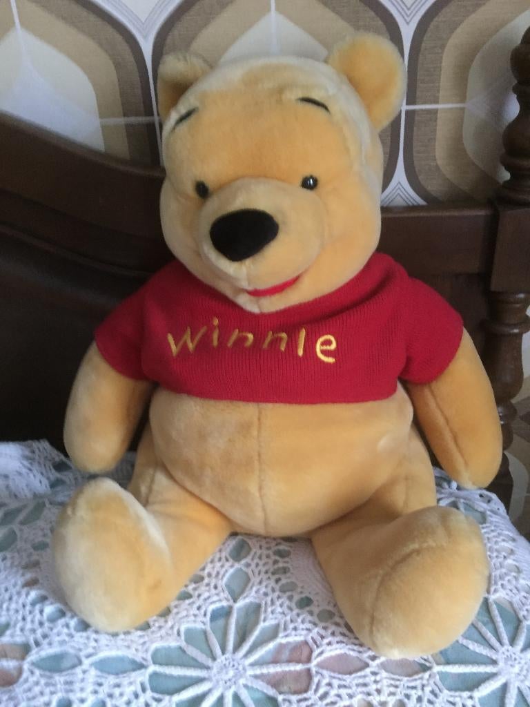 Grote pluche beer: Winnie The Poeh - Disney, Ophalen of Verzenden, Zo goed als nieuw, Beer