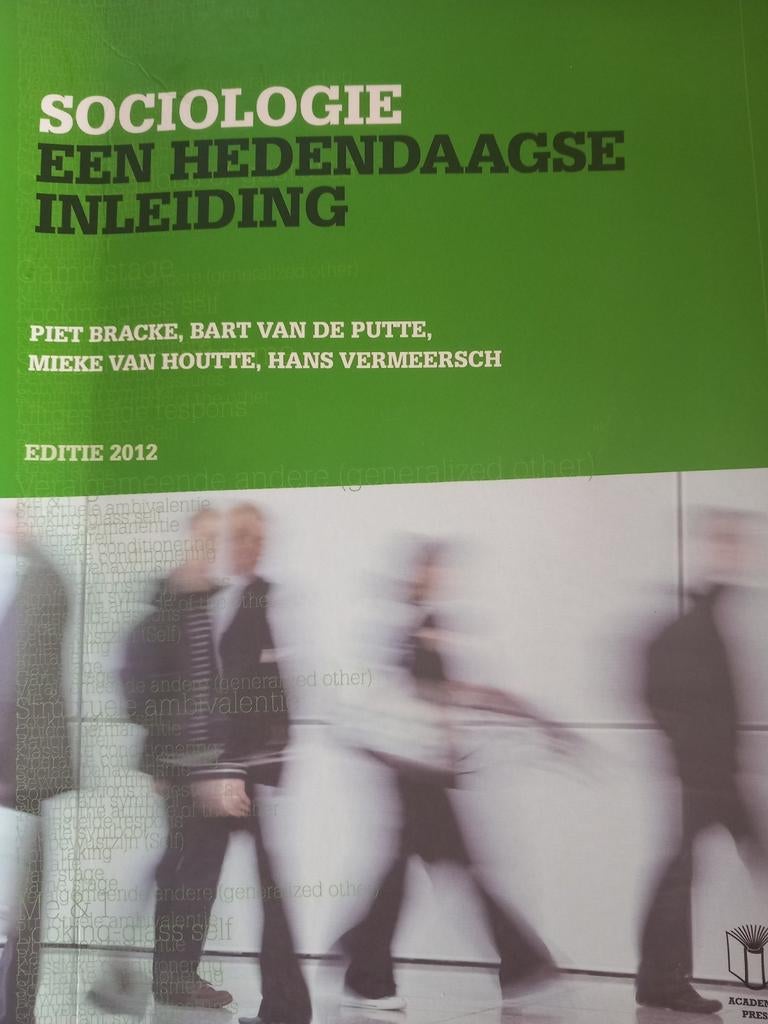 Bart van de Putte - Sociologie een hedendaagse inleiding, Boeken, Ophalen of Verzenden, Zo goed als nieuw, Sociale psychologie