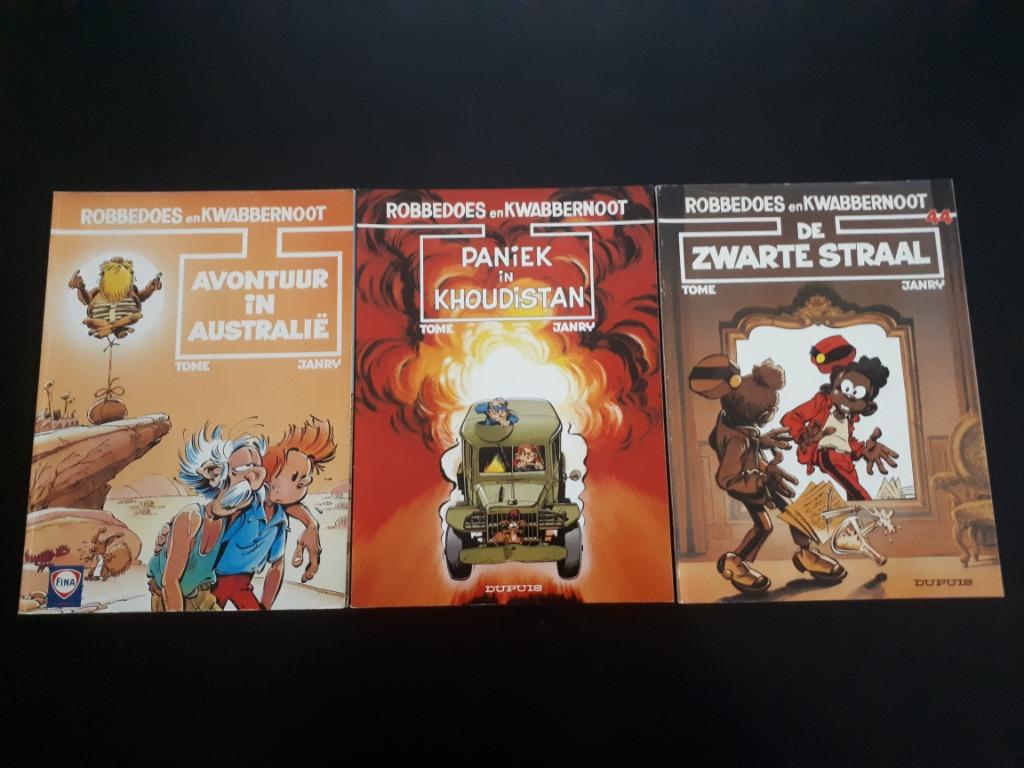 Robbedoes en Kwabbernoot 3x (SC), Plusieurs BD, Enlèvement ou Envoi, Tome / Janry