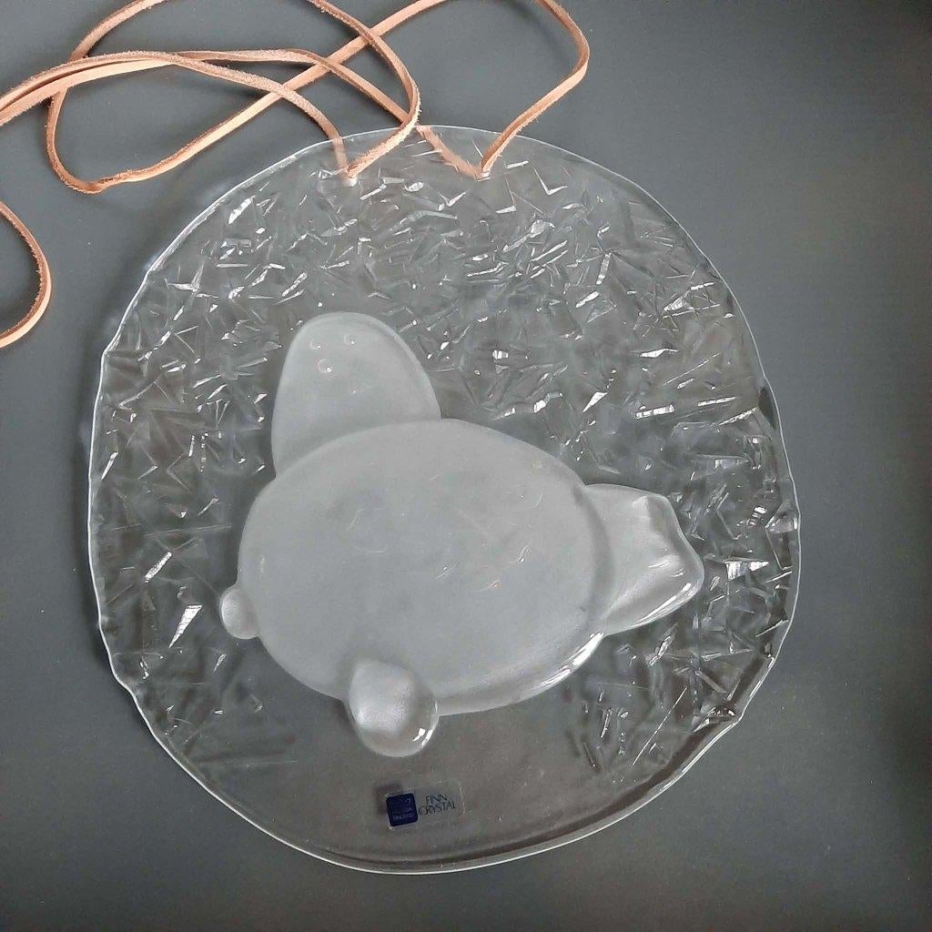 Assiette Décorative  Crystal Phoque (Finlande), Enlèvement