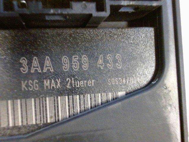 Module confort VW Passat 6 BK 2.0TDi 103kw 3AA959433 (466A), Autos : Pièces & Accessoires, Enlèvement, Utilisé