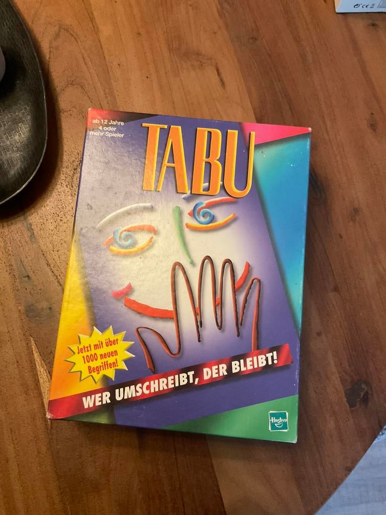 TABU Duits Hasbro, Ophalen of Verzenden, Zo goed als nieuw