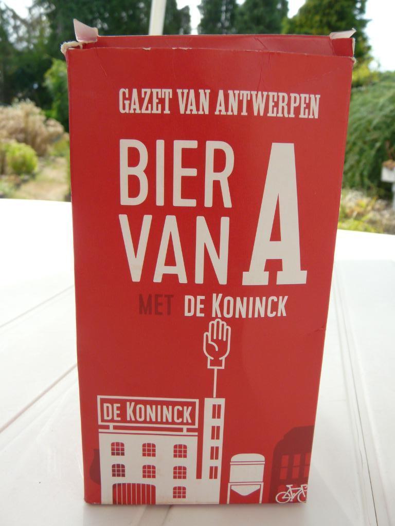 Nieuw bierglas speciale uitgvave  GVA " zot van A ", Ophalen, Nieuw, Bierglas