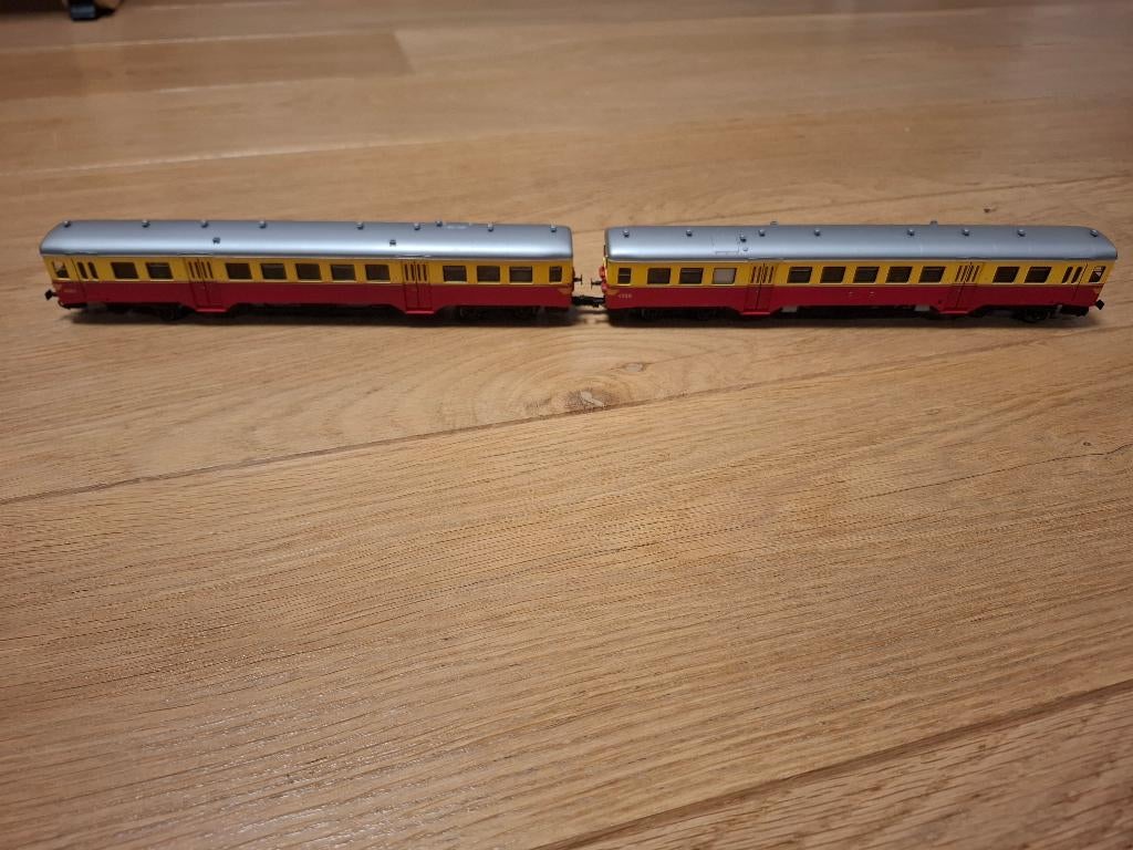 Olaerts 4508+4501 - autorail diesel double SNCB, Hobby & Loisirs créatifs, Trains miniatures | HO, Comme neuf, Locomotive, Autres marques