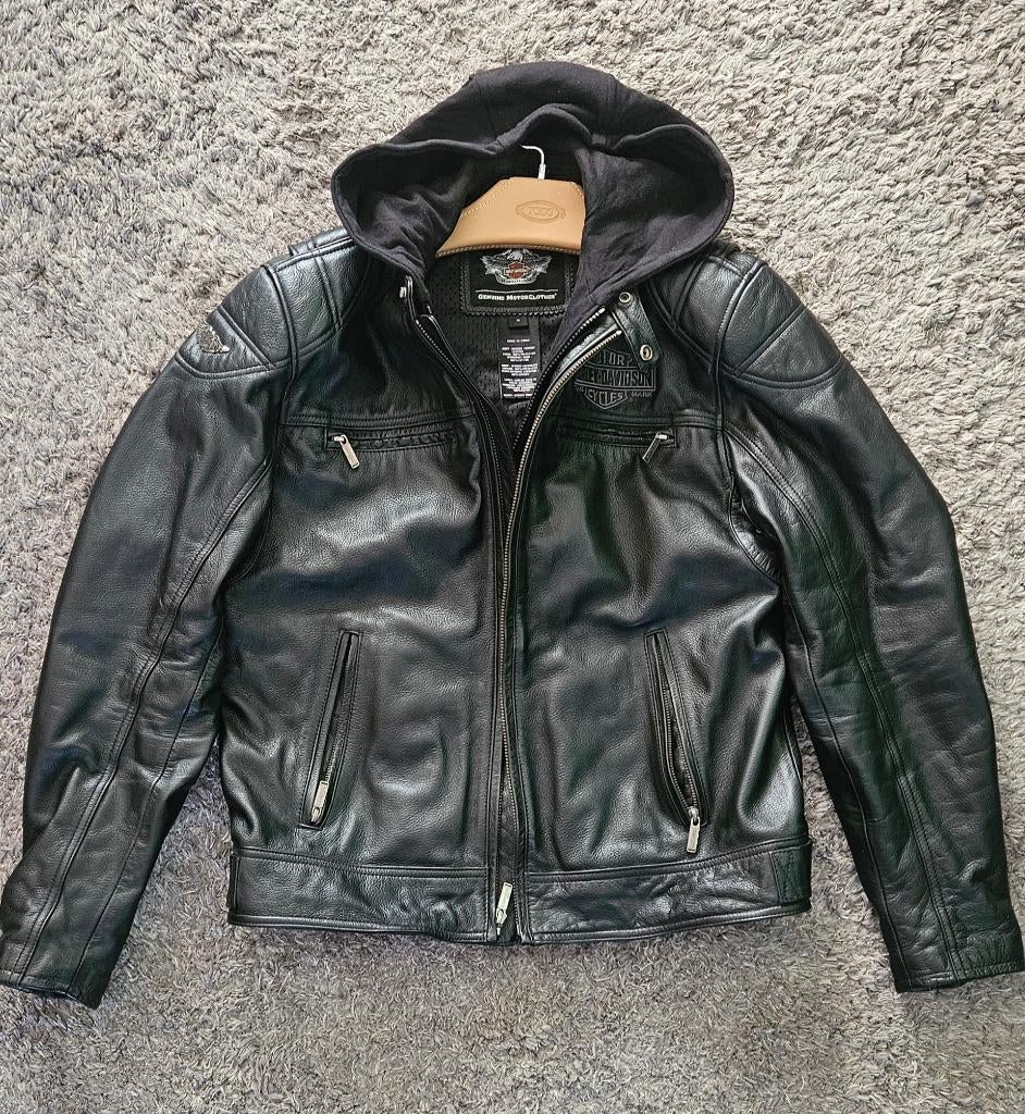 Harley-Davidson lederen jas maat M, Motoren, Heren, Jas | leer, Harley Davidson, Ophalen of Verzenden