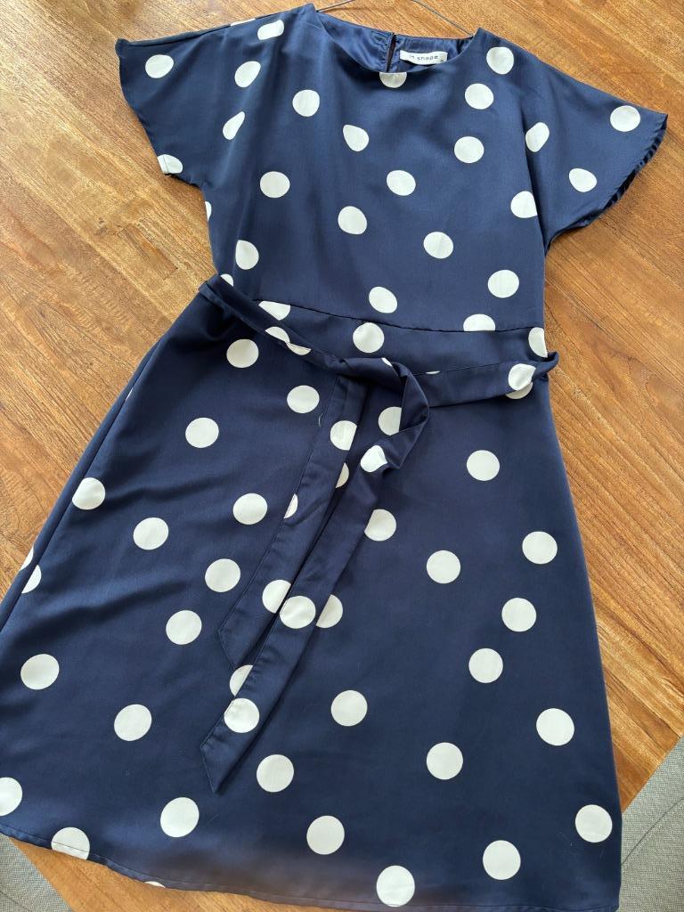 Jurk In Shape maat M, Maat 38/40 (M), Blauw, Ophalen of Verzenden, Zo goed als nieuw