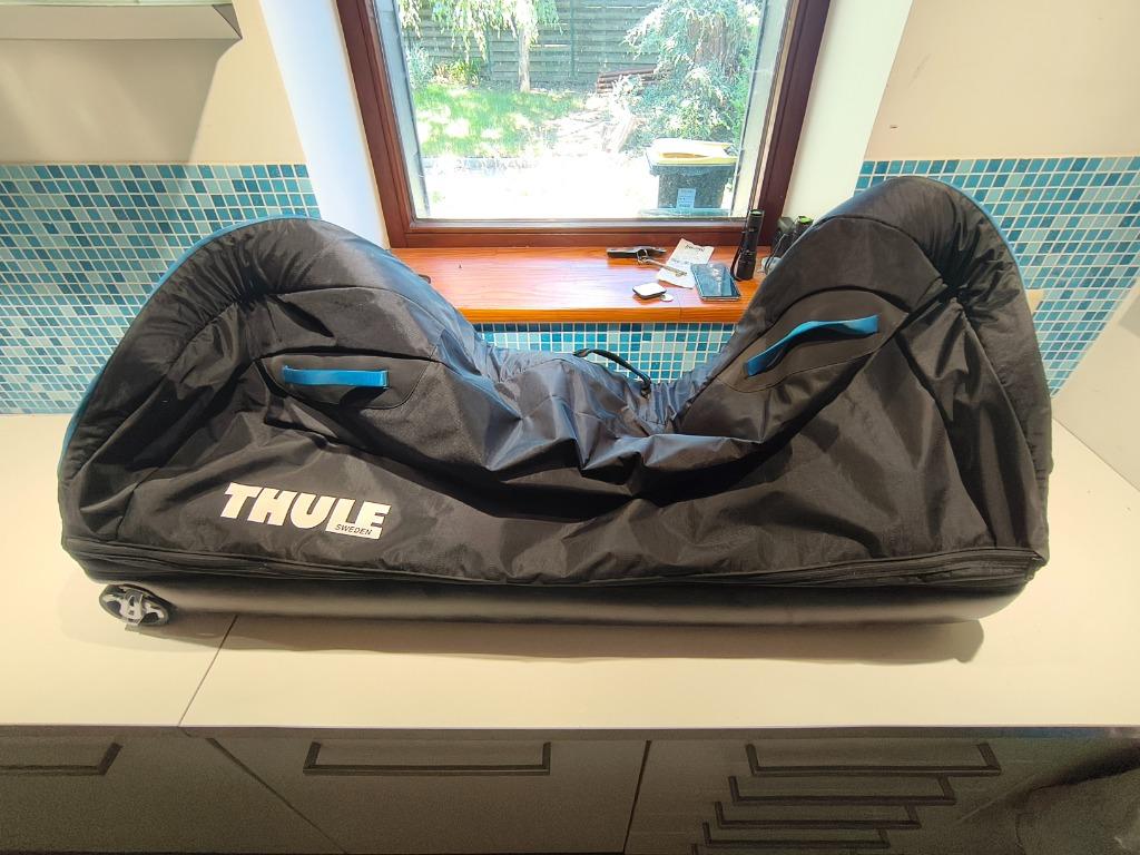 Valise Thule Roundtrip Pro XT, Autos : Divers, Porte-vélos, Enlèvement, 1 vélo, Neuf, Accessoire porte-vélos
