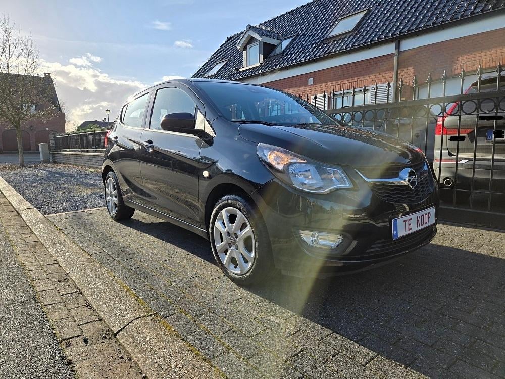 Opel Karl 1.0i, Voorwielaandrijving, Stof, Electronic Stability Program (ESP), Zwart