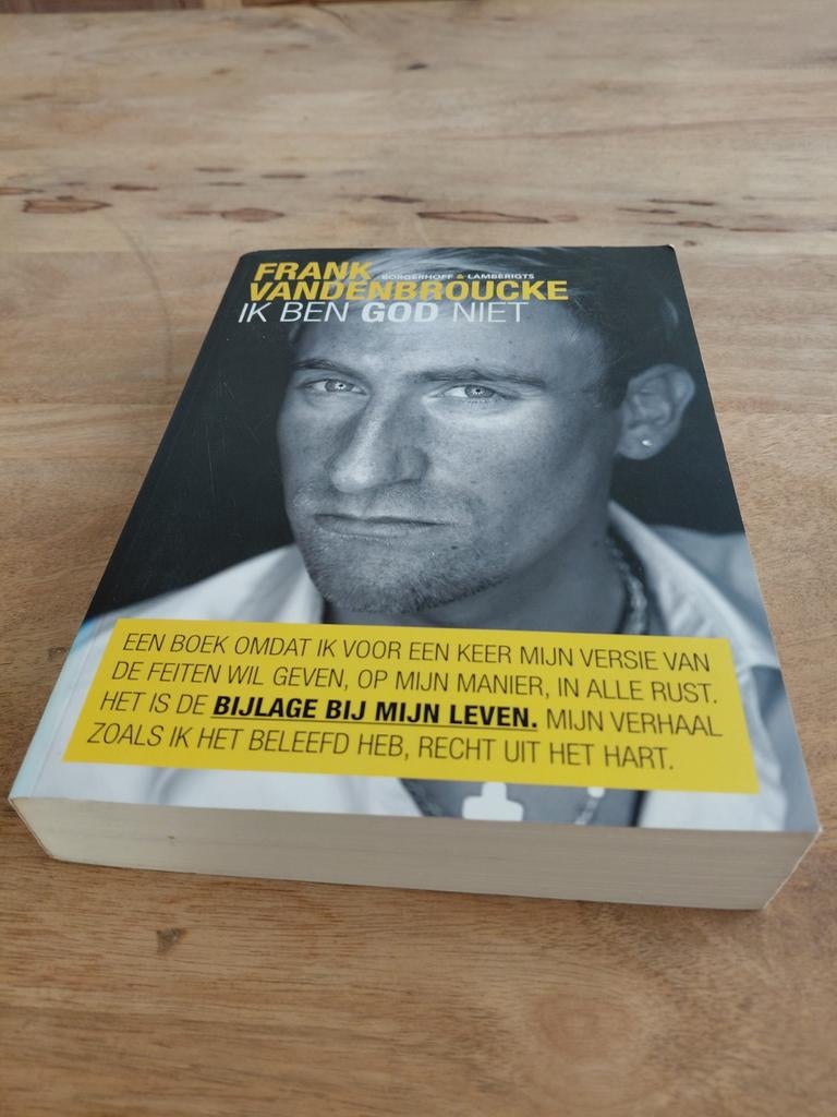 Frank Vandenbroecke - Ik ben god niet, Ophalen of Verzenden, F. Vandenbroecke