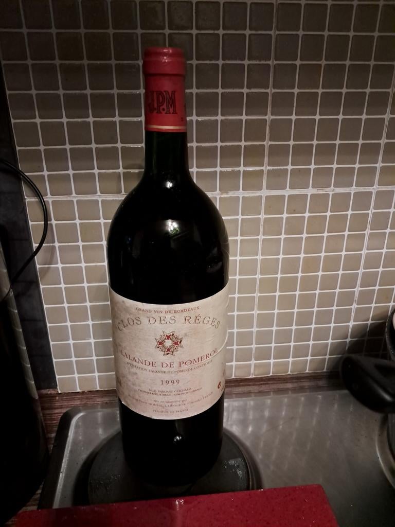 Vin clos des reges lalande de pomerol 1999, Ophalen