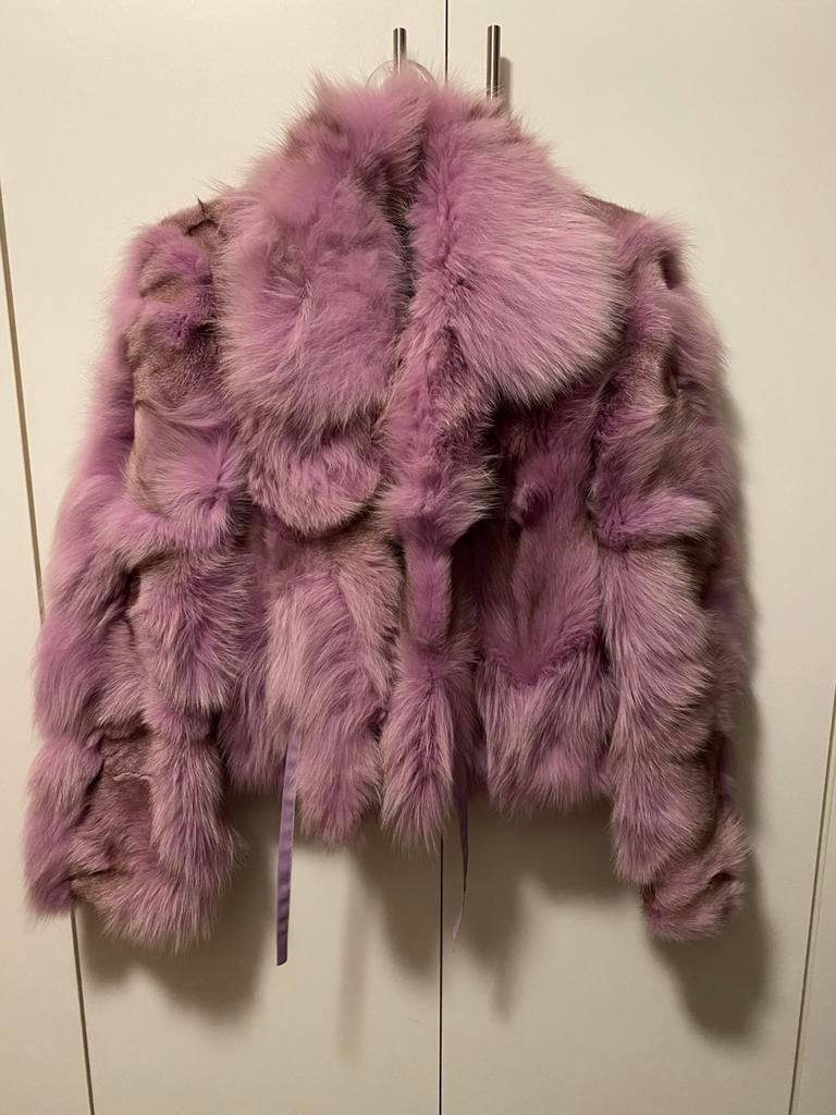 Pels jas paars roze, Kleding | Dames, Ophalen of Verzenden, Zo goed als nieuw