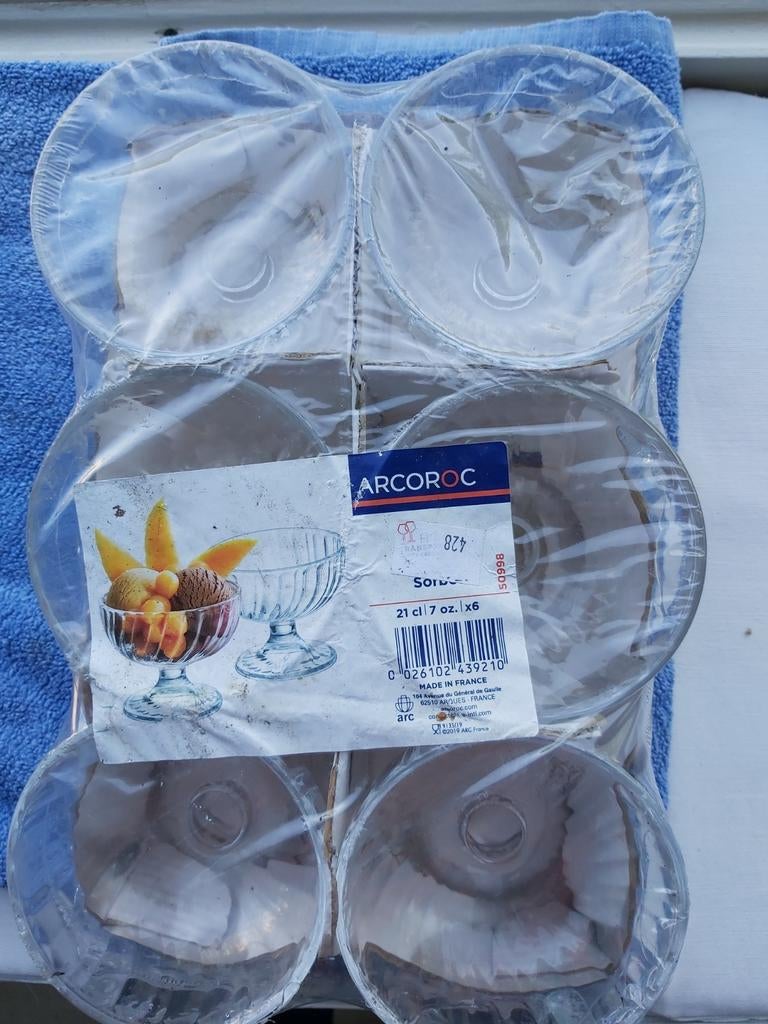 12 coupjes voor ijses or sorbet, Ophalen of Verzenden, Nieuw
