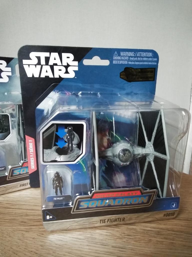 STAR WARS Micro Galaxy Squadron Lot de 2 TIE Fighter + pilot, Enlèvement ou Envoi, Neuf, Réplique