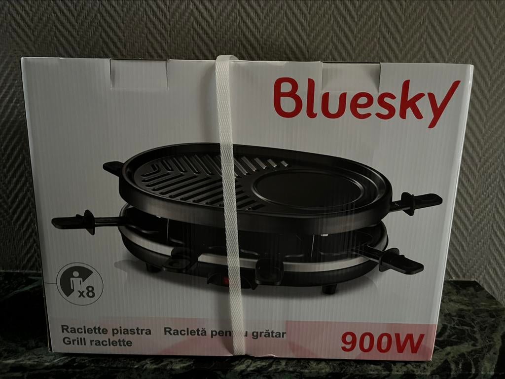 Bluesky grill raclette pour 8 personnes, Enlèvement, Neuf, 8 personnes et plus
