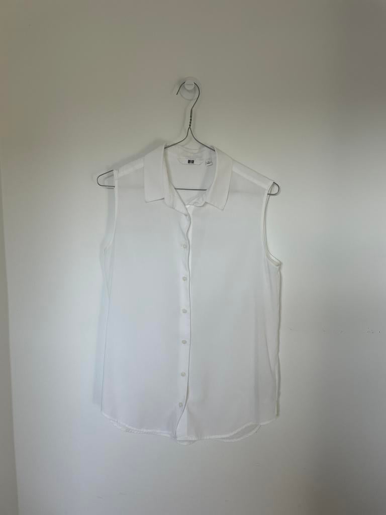 Uniqlo hemd S, Ophalen of Verzenden, Zo goed als nieuw, Maat 36 (S), Wit