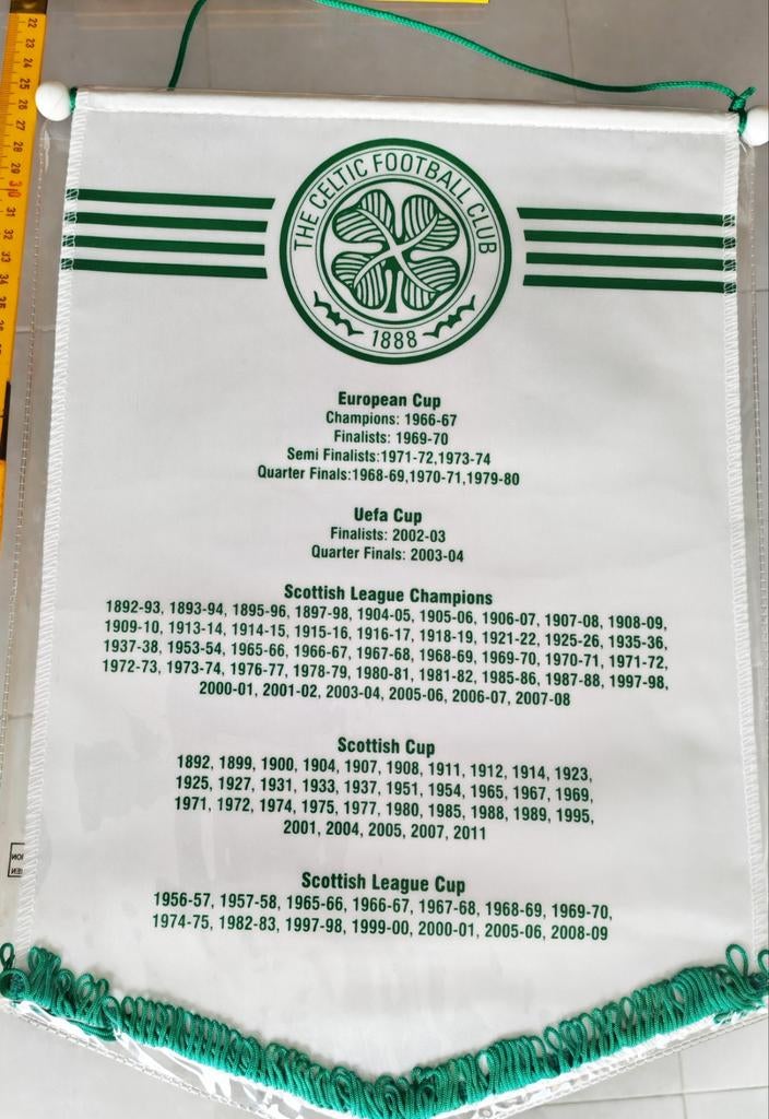 2011 Celtic Glasgow grote vaandel grote vaandel vaantje, Enlèvement ou Envoi, Comme neuf