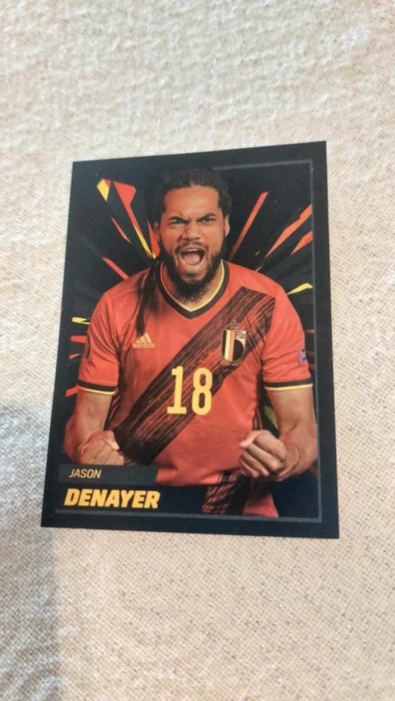 Panini / Sticker / Jason Denayer / België / Carrefour, Verzamelen, Verzenden, Nieuw, Poster, Plaatje of Sticker