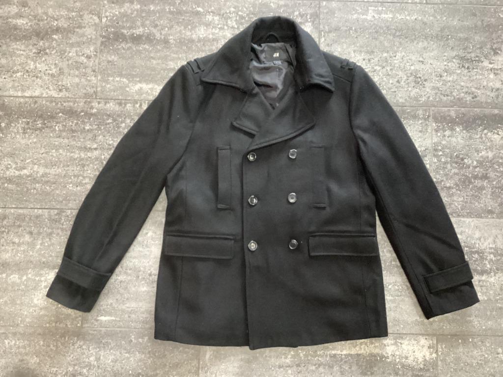 Jas heren H&M 54, Kleding | Heren, Jassen | Winter, Maat 52/54 (L), Zwart, Ophalen of Verzenden, Zo goed als nieuw