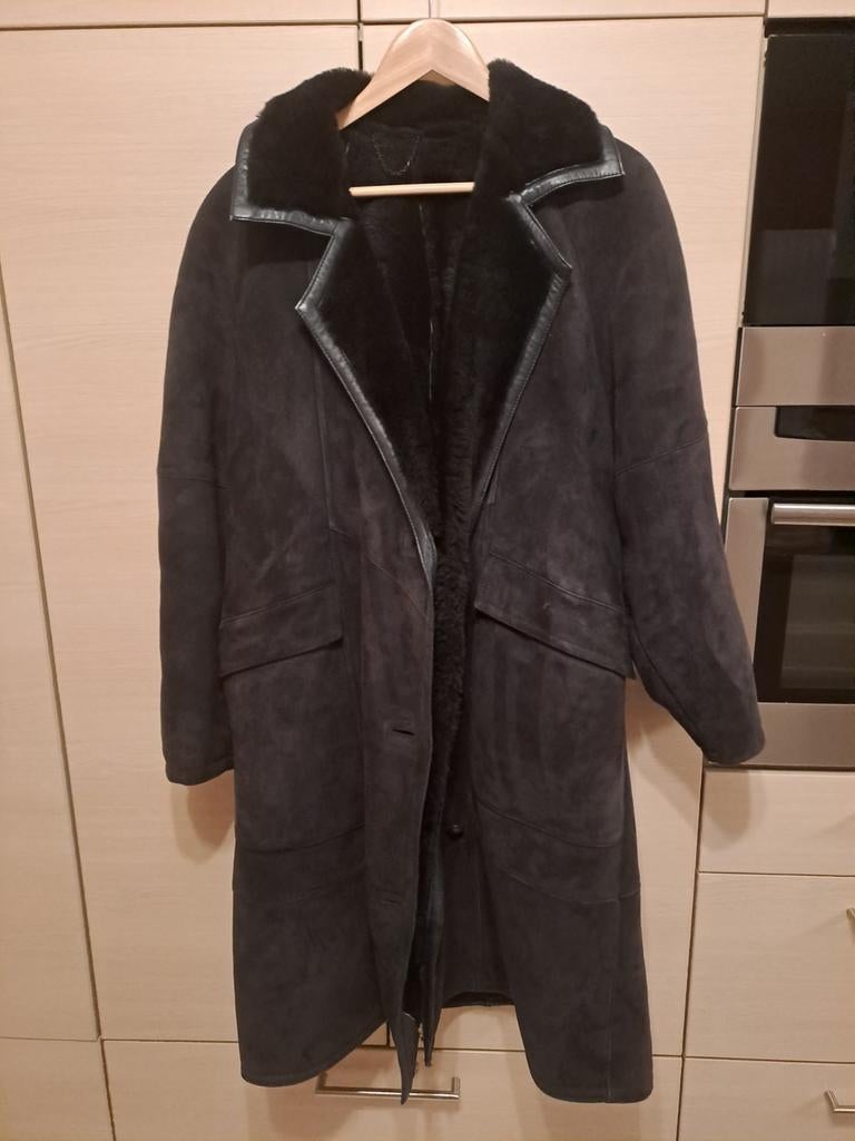 Daimen lederen winterjas dames, Kleding | Dames, Jassen | Winter, Ophalen, Zo goed als nieuw, Maat 42/44 (L)