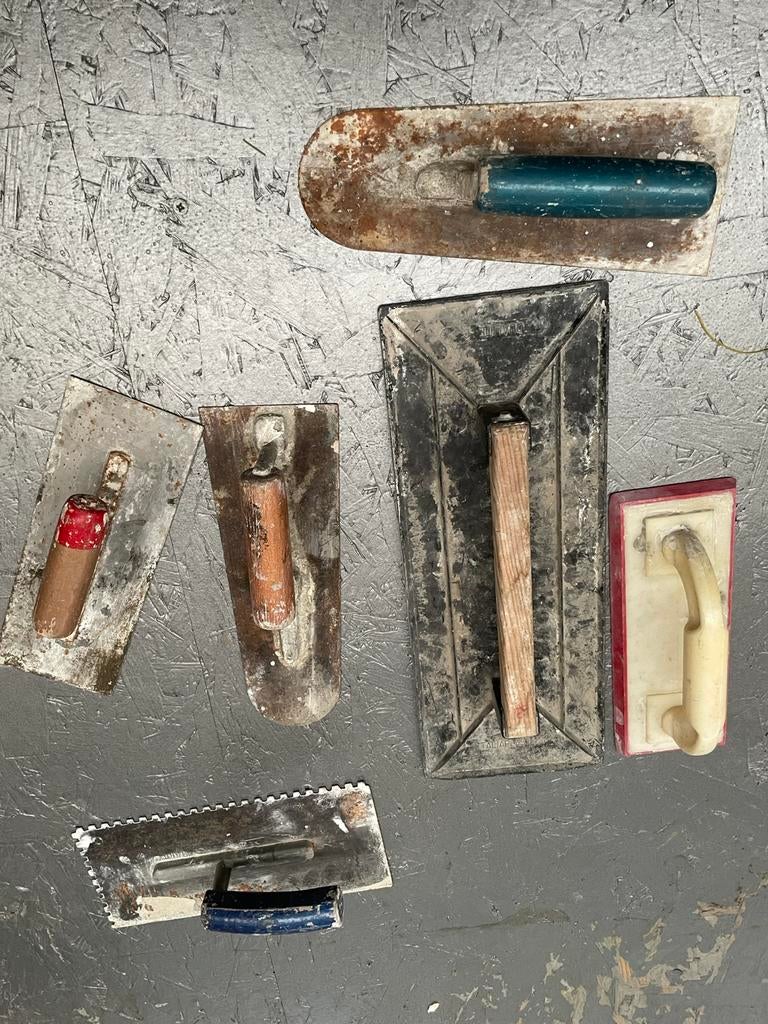 Gereedschap sanitair en vloer, Ophalen, Gebruikt