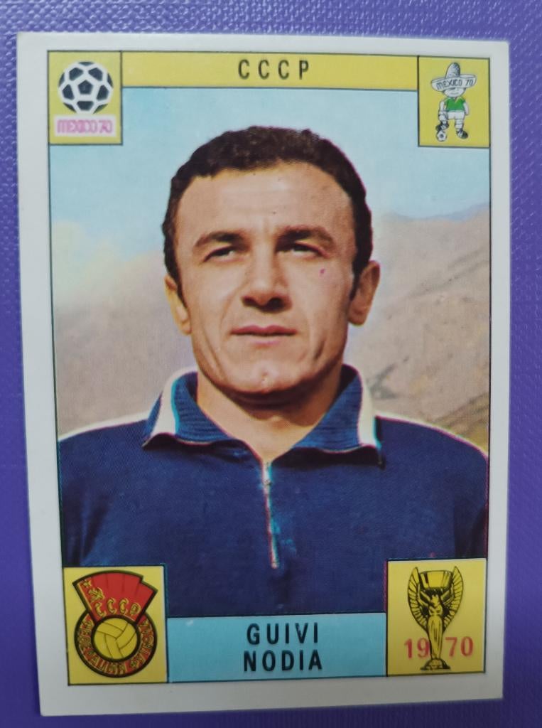 Panini KAART prent anno 1970 voetbal WK Mexico 70  NODIA, Verzenden, Plaatje
