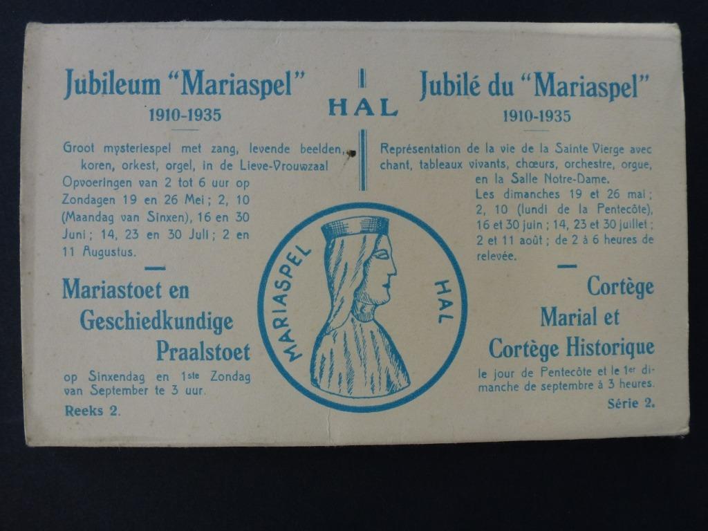 Demi Jubilé "Mary Play" 1910 - 1935, Collections, Envoi, Non affranchie, Brabant Flamand