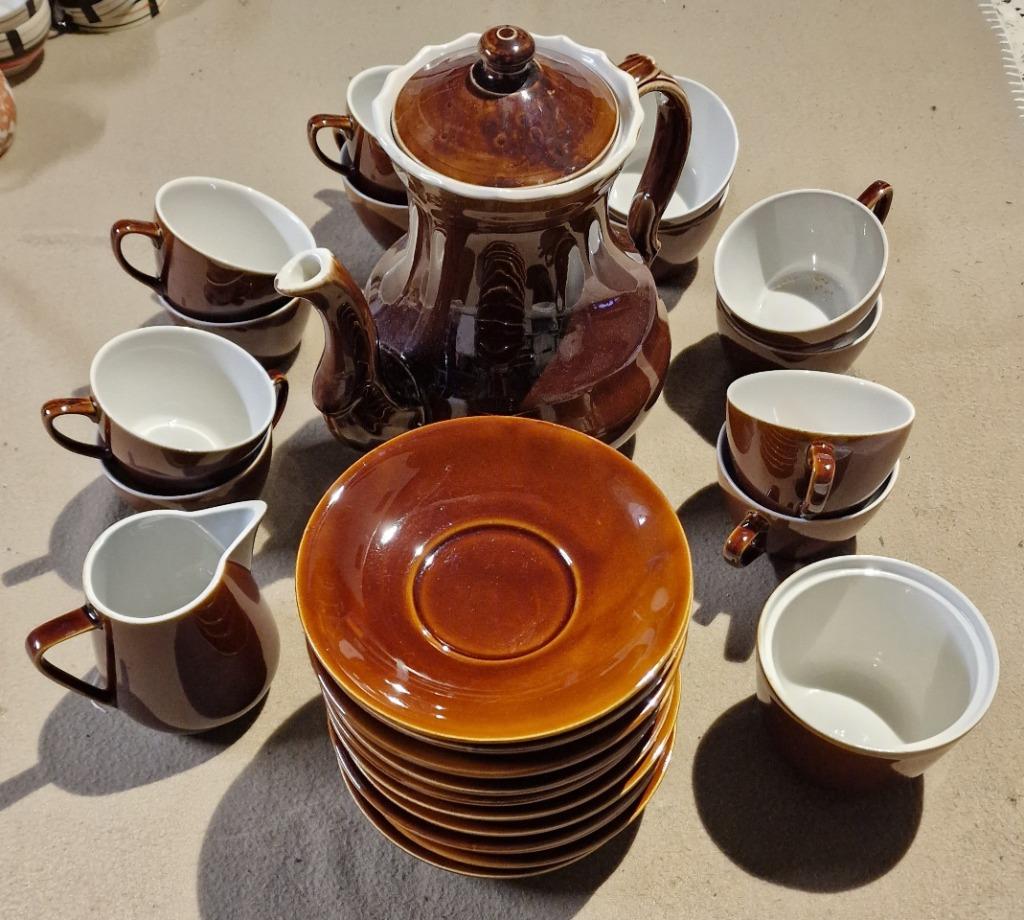 Service à café 12 personnes, Maison & Meubles, Cuisine | Vaisselle, Enlèvement, Comme neuf, Porcelaine, Service complet