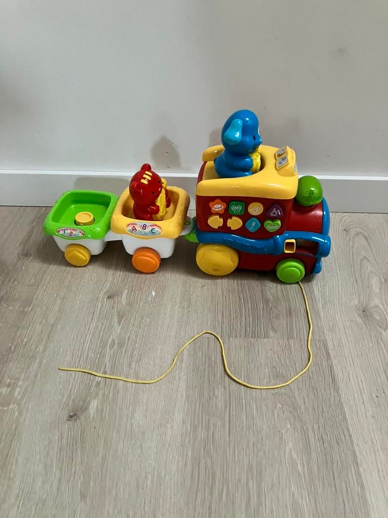 Leertrein vtech tjoek tjoek, Ophalen of Verzenden, Gebruikt