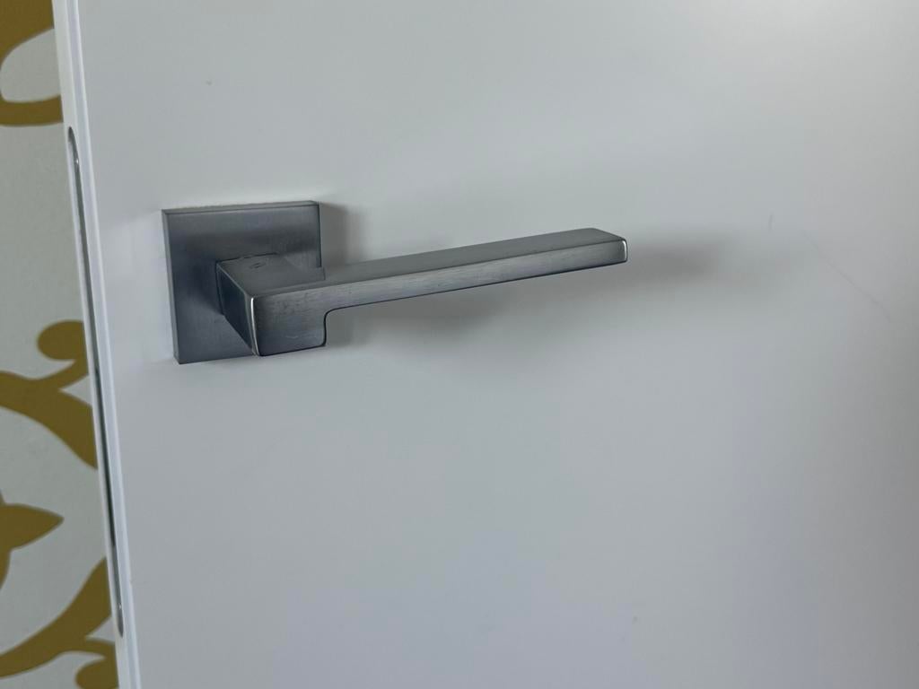 Stijlvolle inox deurklinken binnendeuren, Doe-het-zelf en Bouw, Ophalen, Zo goed als nieuw, Inox, Klink of Kruk