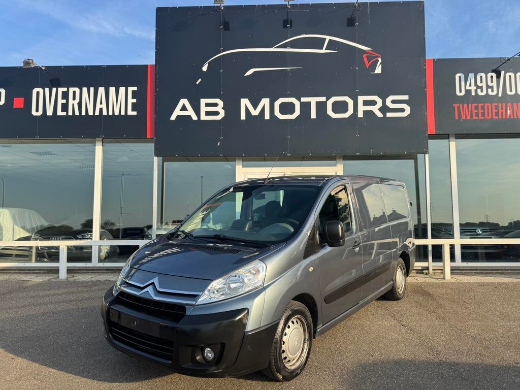Citroën Jumpy 2.0HDI Extra lang 2010 Navi airco trekhaak, Auto's, Bedrijf, Jumpy Combi, Euro 4, Te koop