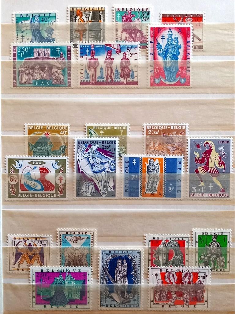 1957/8/9 Folklore I II III MNH **, Neuf, Non oblitéré, Gomme originale, Envoi