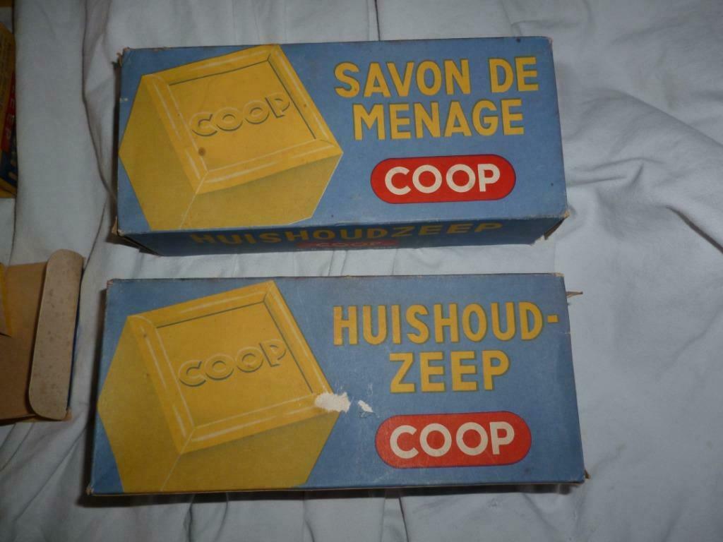 Huishoudzeep COOP zeep vintage sixties reclame, Verzamelen, Ophalen of Verzenden, Gebruikt
