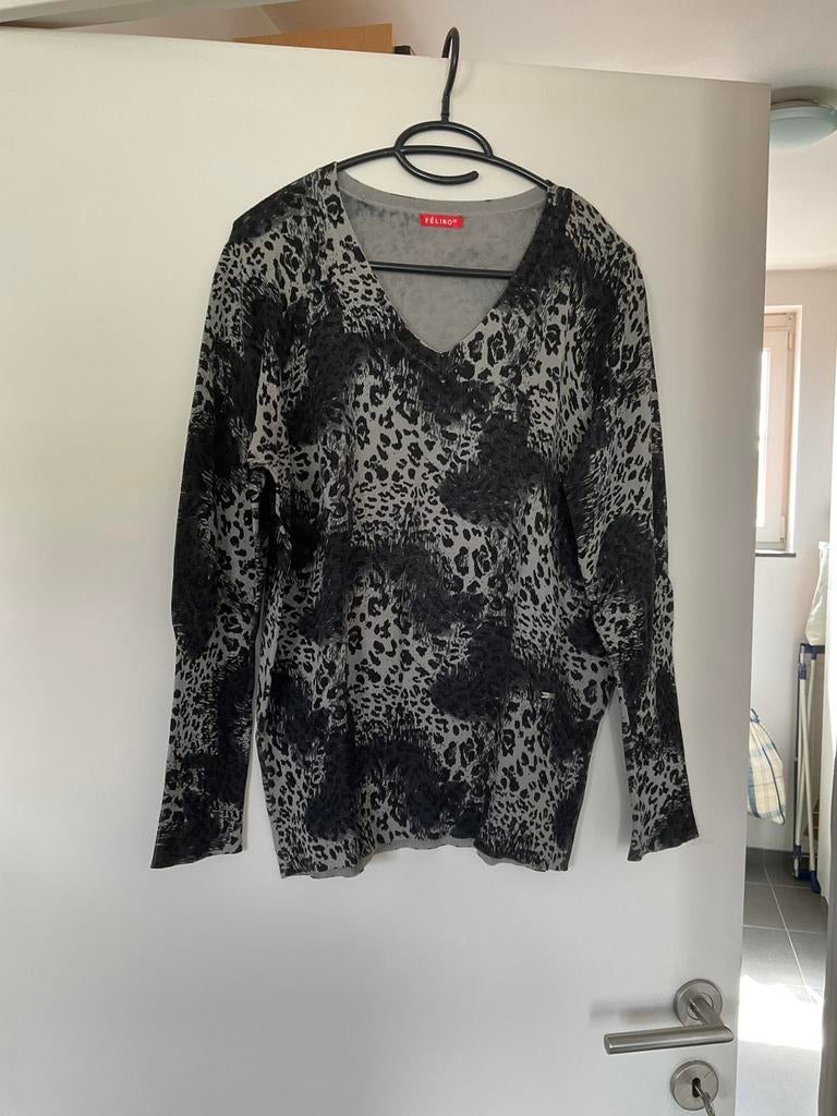 Grijze t shirt, maat 4, merk Felino, Felino, Maat 42/44 (L), Ophalen of Verzenden, Zo goed als nieuw