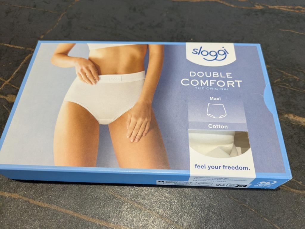 Sloggi damesslip - double comfort - maxi, Sloggi, Ophalen of Verzenden, Wit, Slip