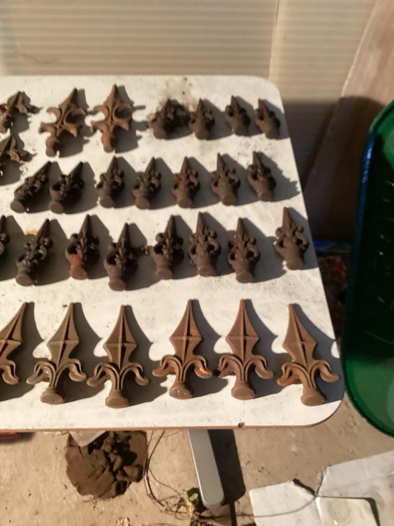 Hekpunten en gedraaide baren, Ophalen, Nieuw