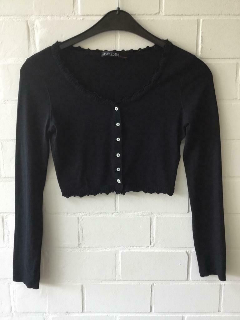 Korte gilet MARCCAIN, Zwart, Ophalen of Verzenden, Zo goed als nieuw, Maat 36 (S)
