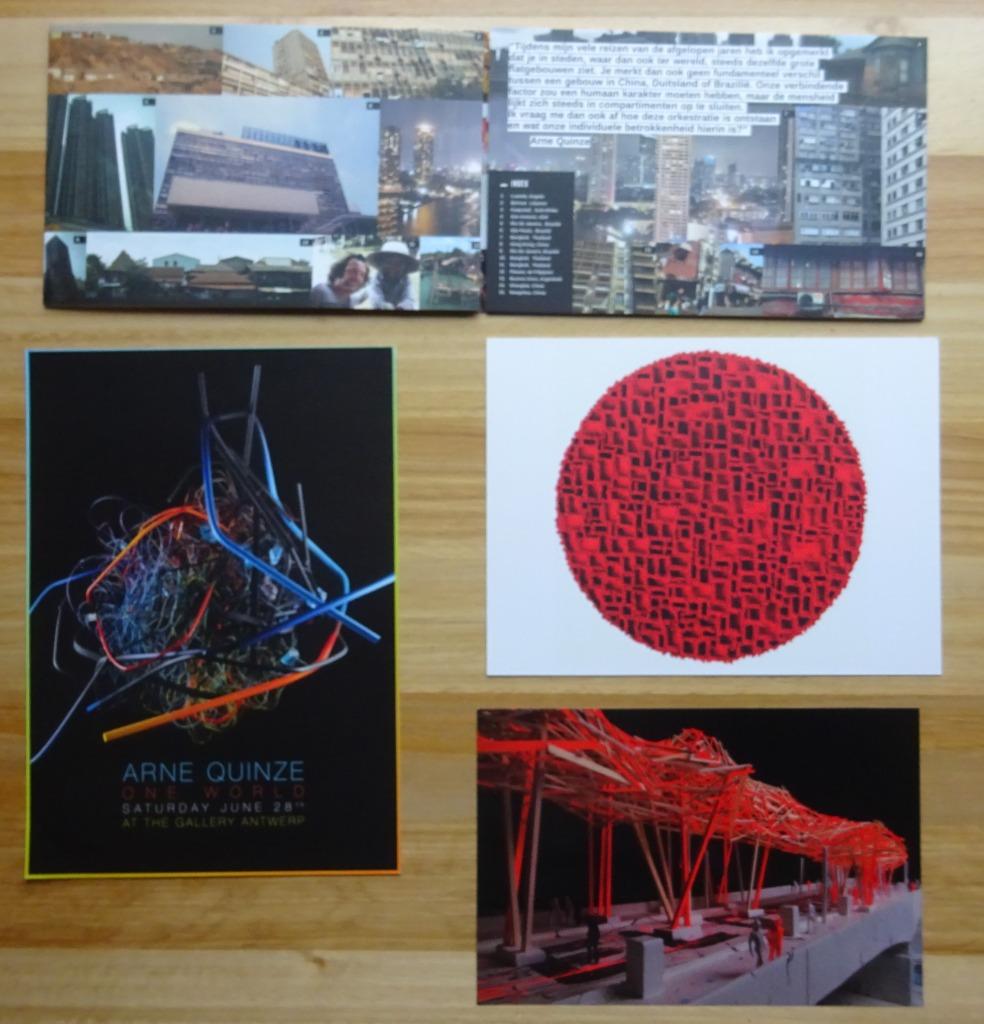 Arne Quinze / 4 folders-invitaties, Ophalen of Verzenden, Zo goed als nieuw
