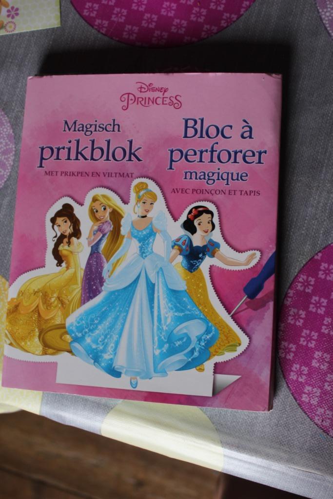 Bloc à perforer- picoter - disney princesses, Ophalen of Verzenden