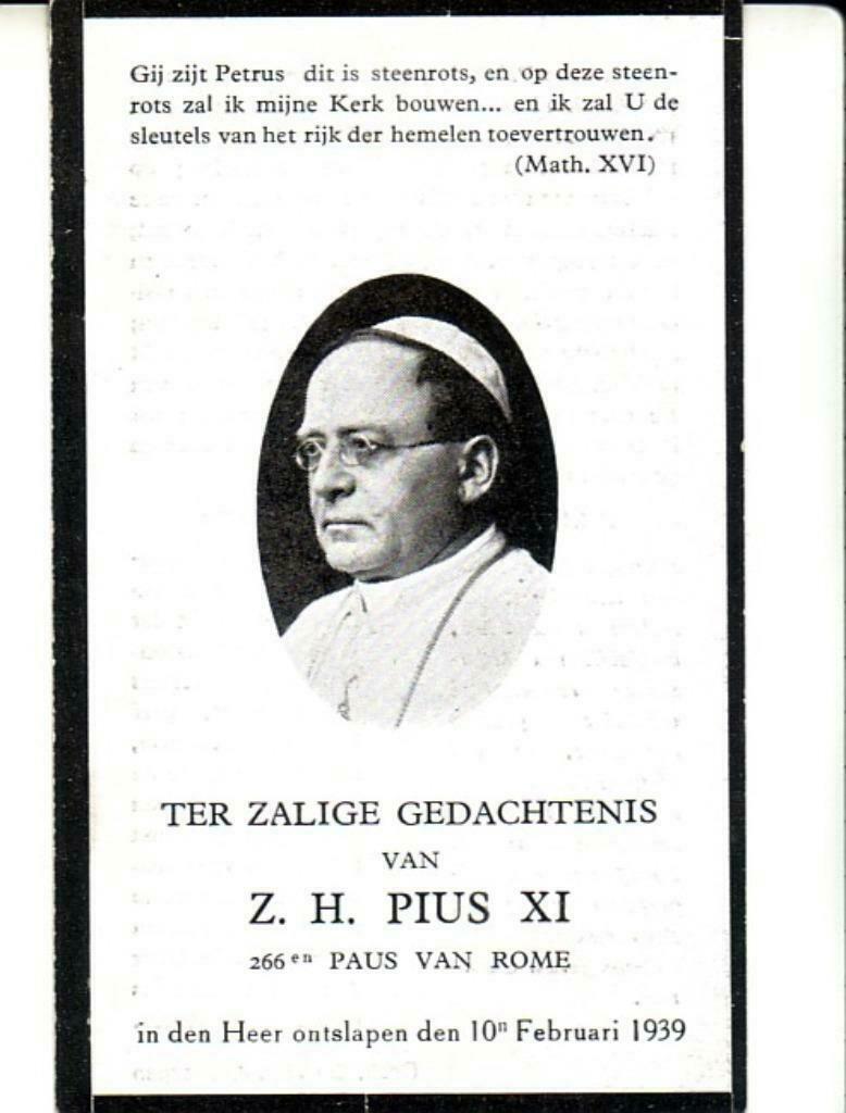 Devotionalia - Paus - Mercier - Lourdes - Damiaan - stempel, Verzamelen, Bidprentjes en Rouwkaarten, Bidprentje, Ophalen of Verzenden