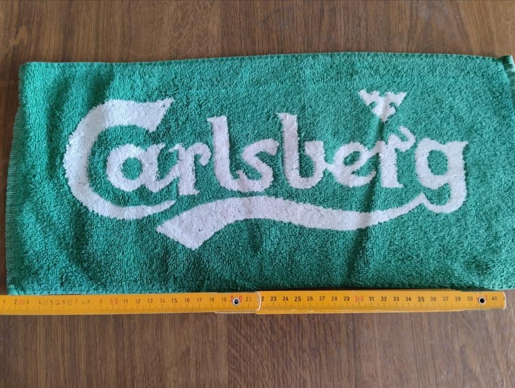 Bier bar matje Carlberg toog matje stof., Verzenden, Zo goed als nieuw