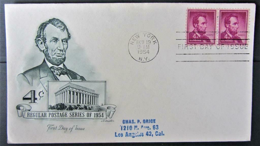 FDC - PRESIDENTEN USA- PRESIDENT ABRAHAM LINCOLN, Enlèvement ou Envoi, Affranchi, Autres thèmes