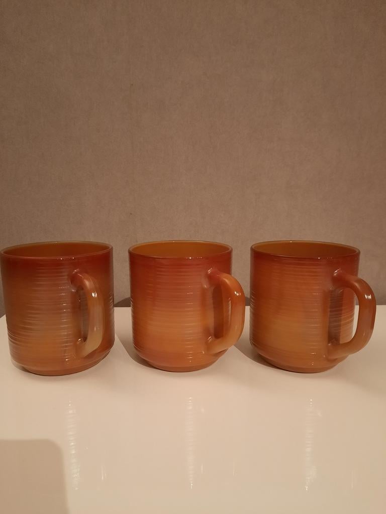 3 Vintage BP mokken, Enlèvement ou Envoi