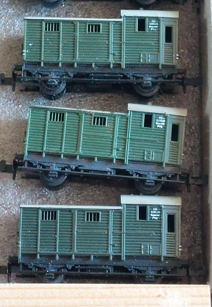 NLK 0708 SLUITWAGONS 1/160, Hobby en Vrije tijd, Arnold, Gelijkstroom, Wagon, Ophalen of Verzenden