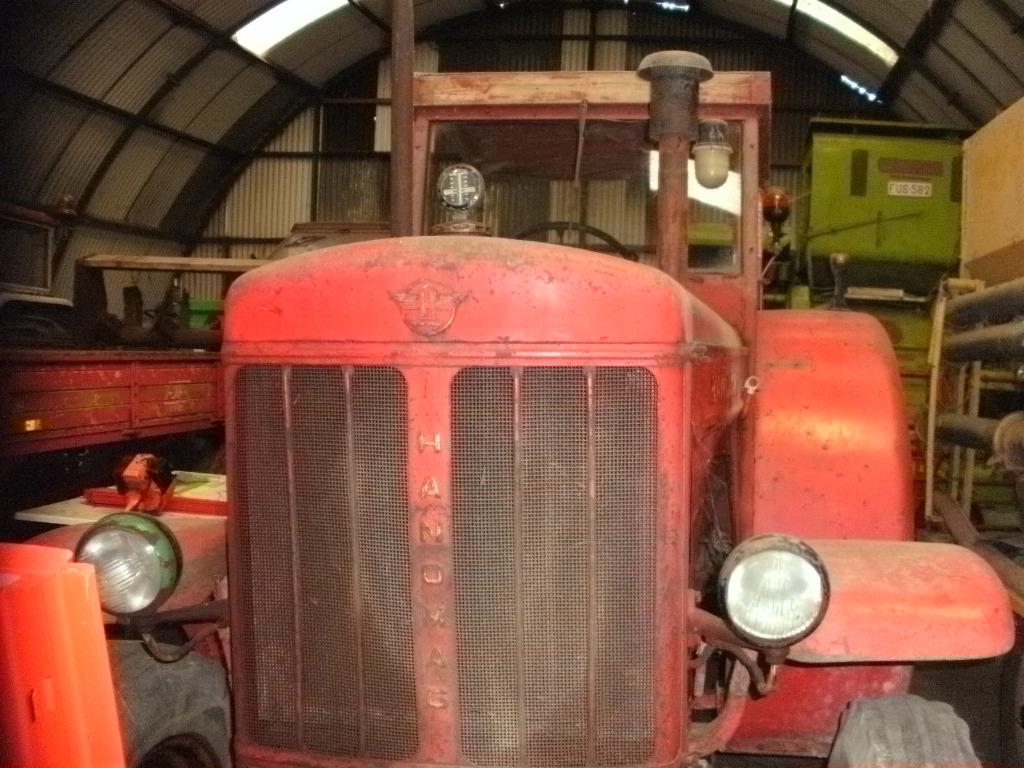 oldtimer tractor R545, Ophalen