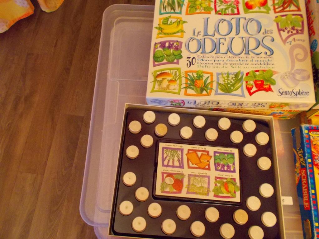 jeu le loto des odeurs, Enlèvement ou Envoi, Utilisé